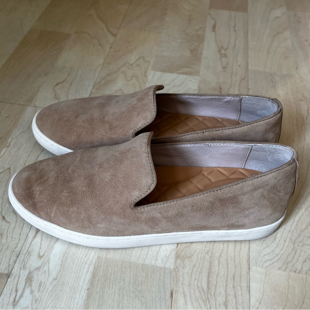 Birdies The Swift Tan Suede Slip On Sneakers